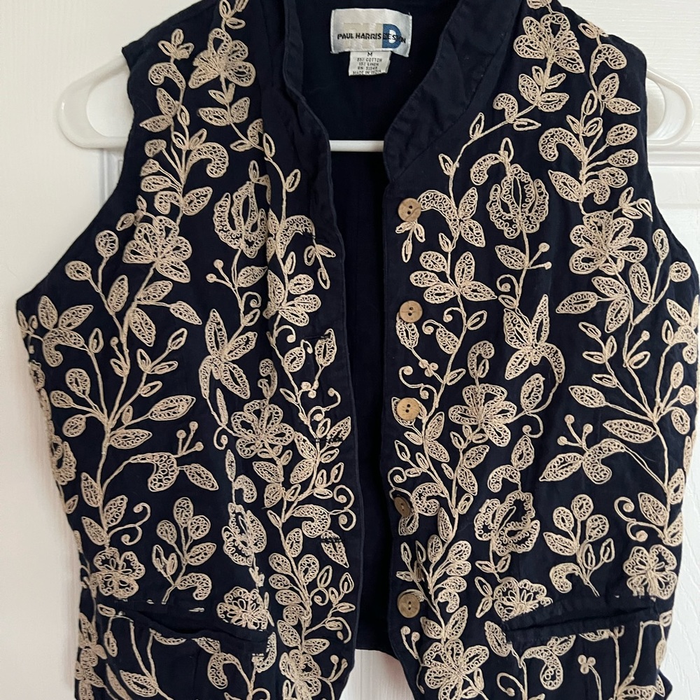 Embroidered Vest